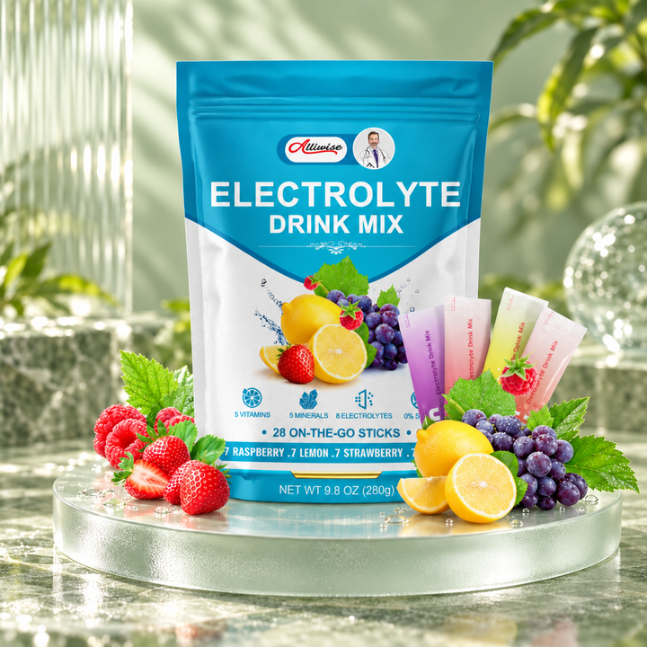 Alliwise Electrolyte Drink Mix — 28 Stick Variety Pack