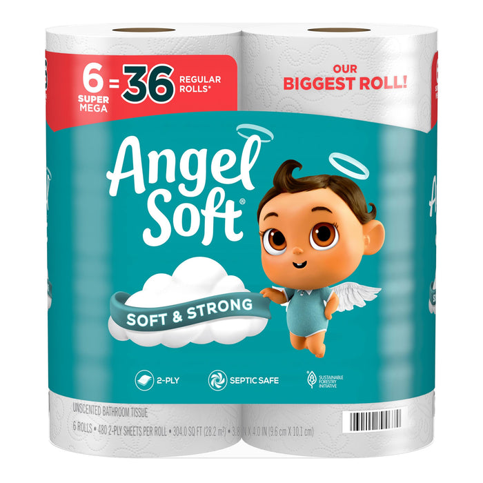 Angel Soft Super Mega Toilet Paper