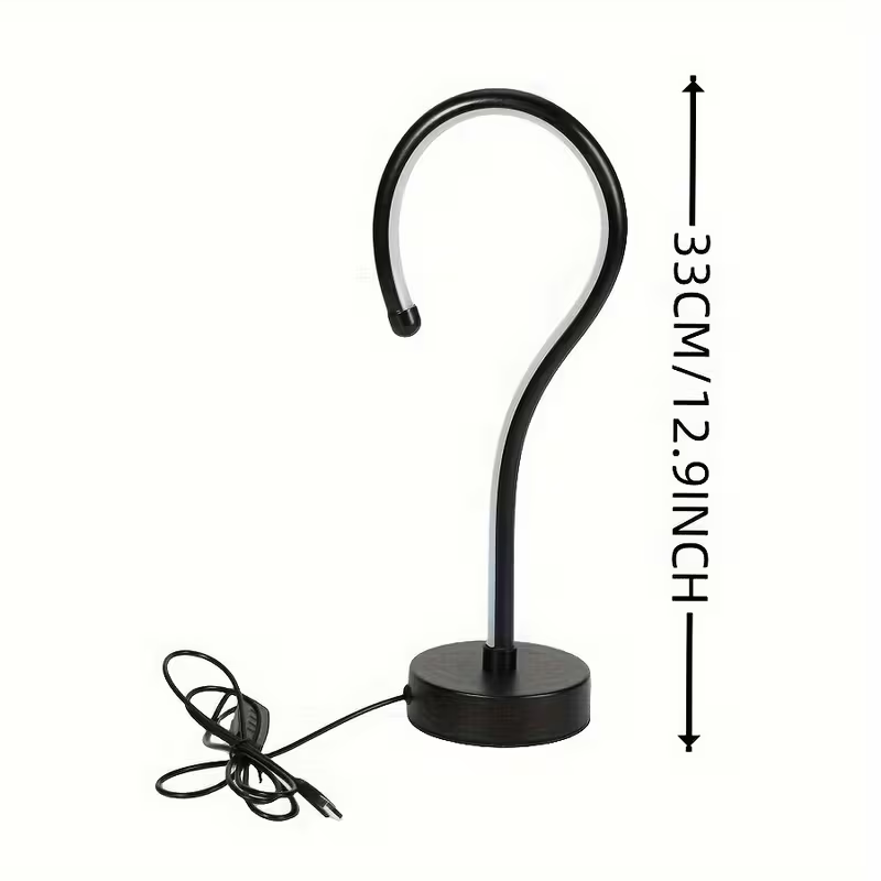 Question Mark Lamp approximate height 33 cm or 12.9 inches
