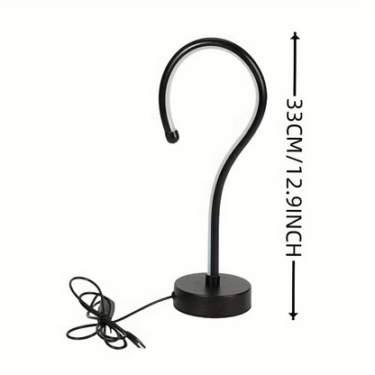 Question Mark Lamp approximate height 33 cm or 12.9 inches