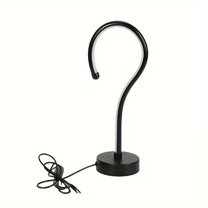 Question Mark Lamp with attached USB-A cable and inline controller