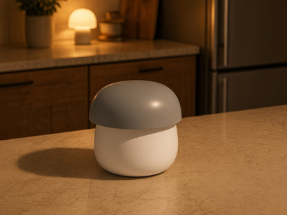 Mushroom Ice Mold, grey, kitchen light
