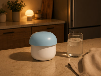 Mushroom Ice Mold, light blue, kitchen light
