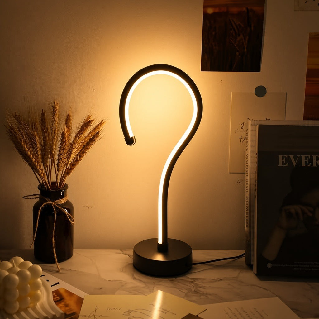 Question Mark Lamp, warm 3000K