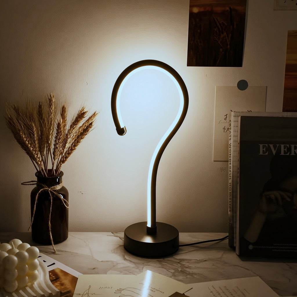 Question Mark Lamp, white 6000K