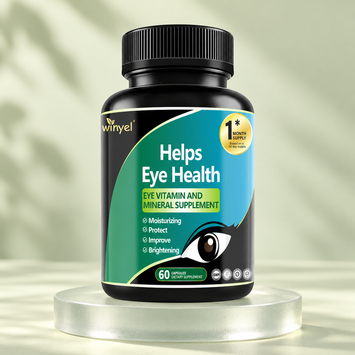 WINYEL Lutein Eye Vitamins — 60 Capsules