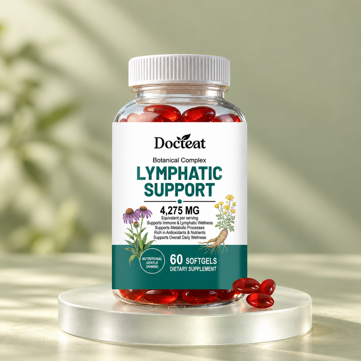 Docteat Lymphatic Support Botanical Softgels — 60 Count