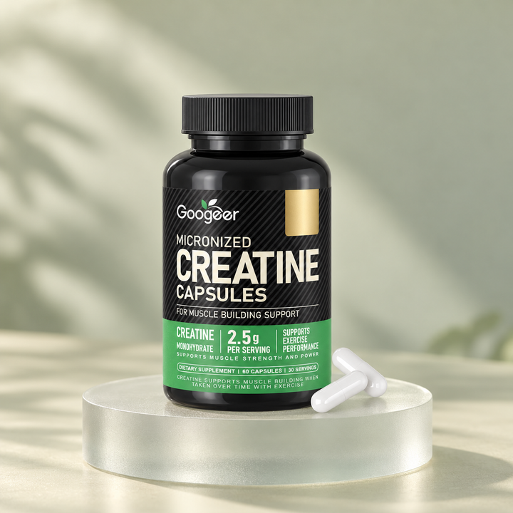 Googeer Micronized Creatine Capsules — 60 Count