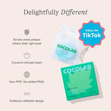 Cocofloss Mint Dental Floss — dispenser and textured weave detail