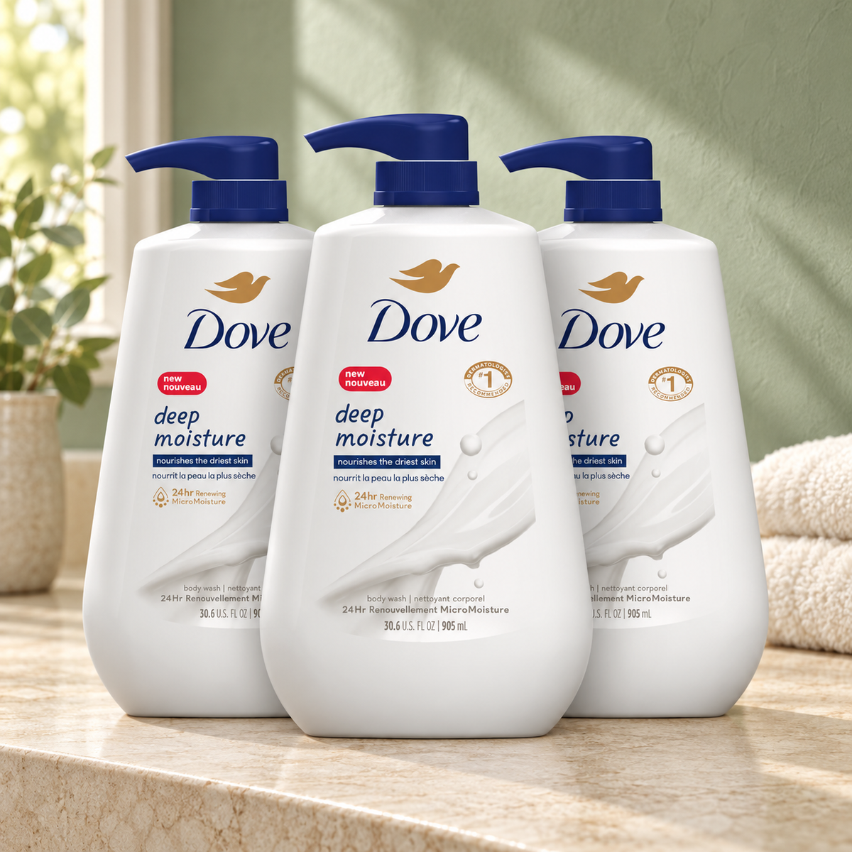 Dove Deep Moisture Body Wash