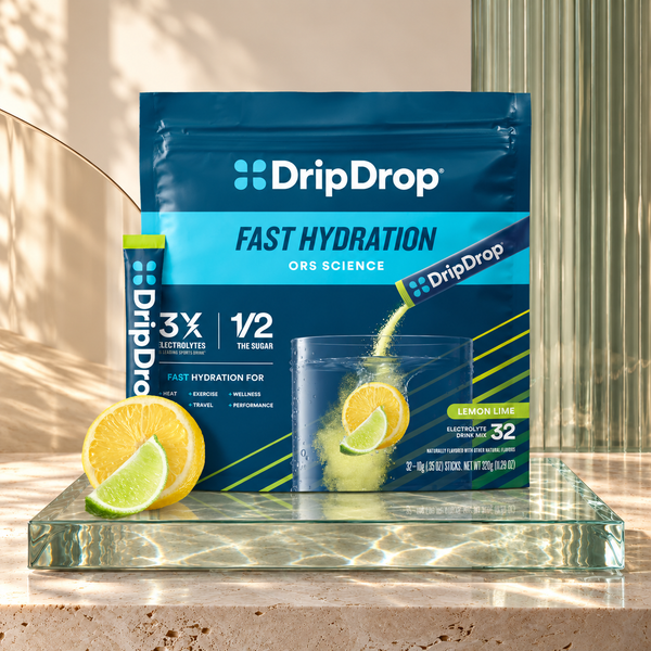 DripDrop Lemon Lime Hydration — 32 Sticks