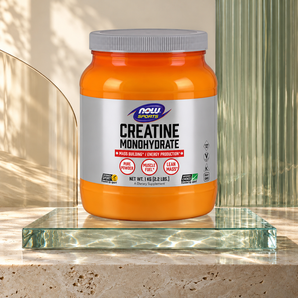 NOW Sports Creatine Monohydrate Powder — 200 Servings