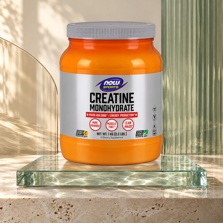 NOW Sports Creatine Monohydrate Powder — 200 Servings
