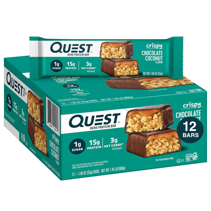 Quest Chocolate Coconut Hero Bars